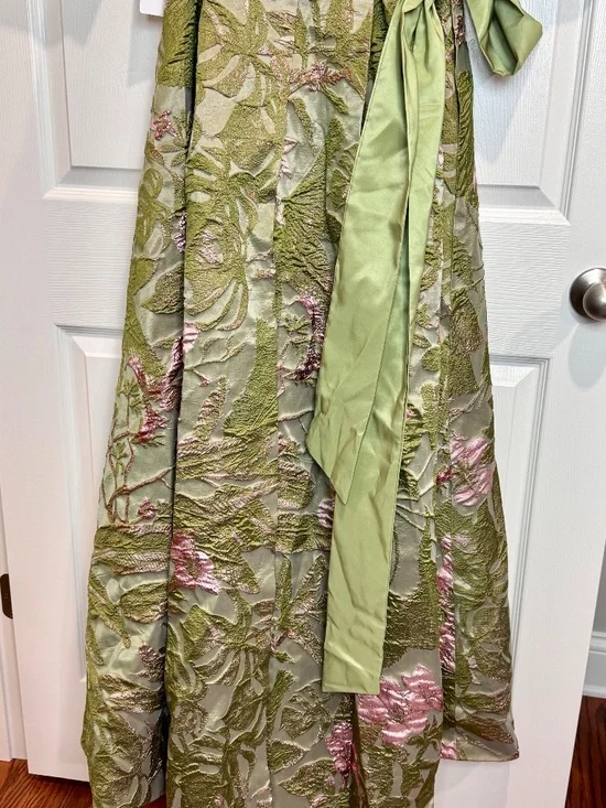 NWT Lavetir Wedding/Formal Floor Length A Line 3/4 Sleeve Pocket Dress, Size 10 - Picture 4 of 15